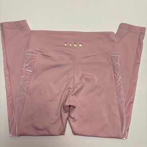 Victoria's Secret PINK Blush pink Cozy workout leggings w/ pockets size Small